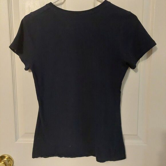 League Navy Blue University Of Rochester Short Sleeved Crewneck Tshirt Sz Small - Picture 2 of 11